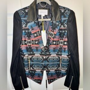 BCBGeneration Multicolor Patterned Blazer woman L.